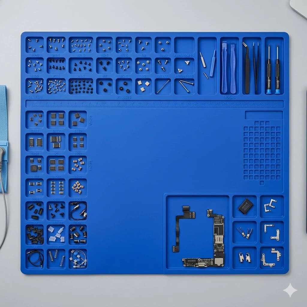Anti-Static Heat Resistant Silicone ESD Repair Mat